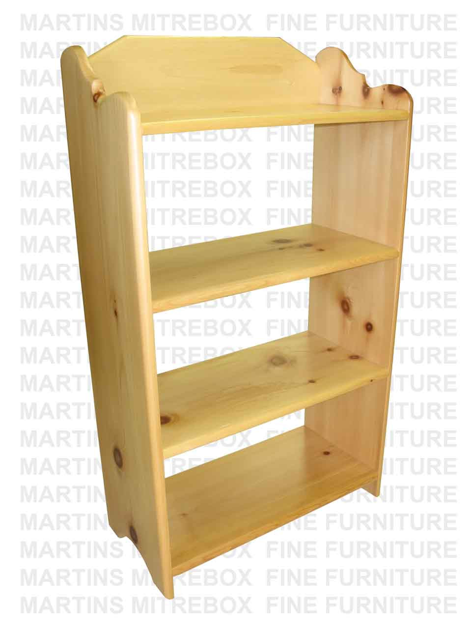 Wormy Maple Country Lane Bookcase 11''D x 24''W x 41''H