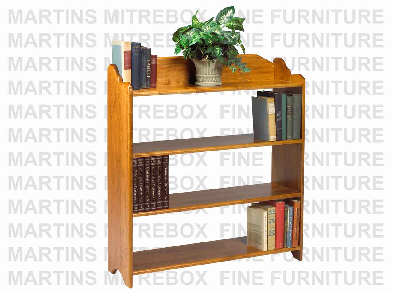 Wormy Maple Country Lane Bookcase 11''D x 36''W x 41''H