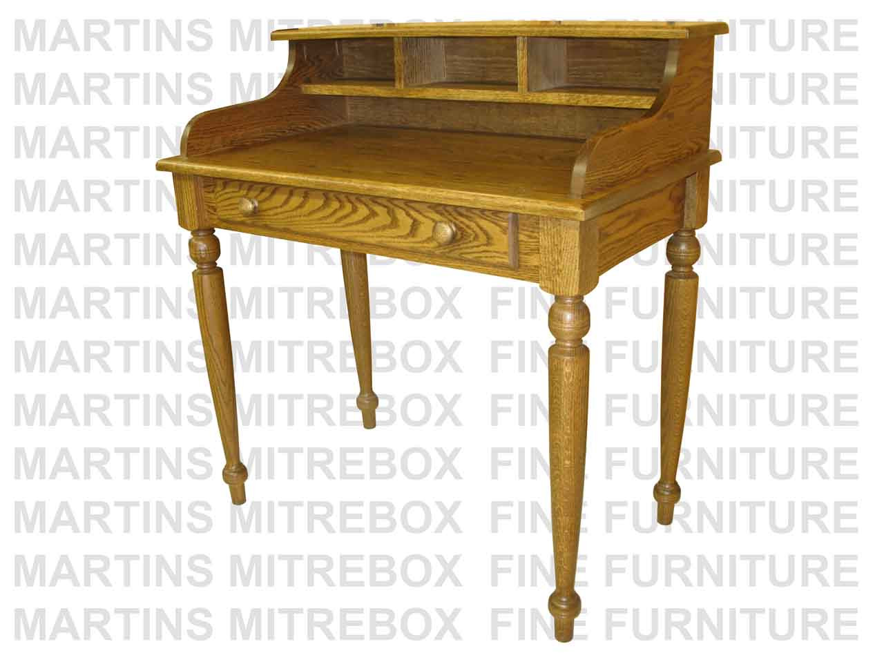 Wormy Maple Country Lane Postmaster Desk 20''D x 36''W x 39''H