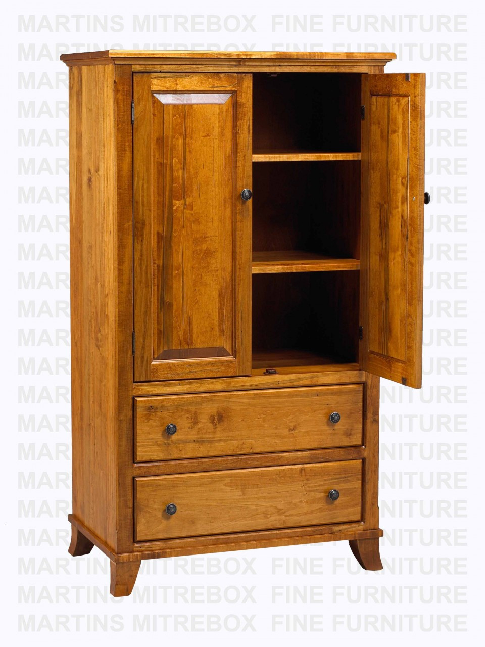 Oak Bourbon Armoire Mini 20''D x 34''W x 60''H