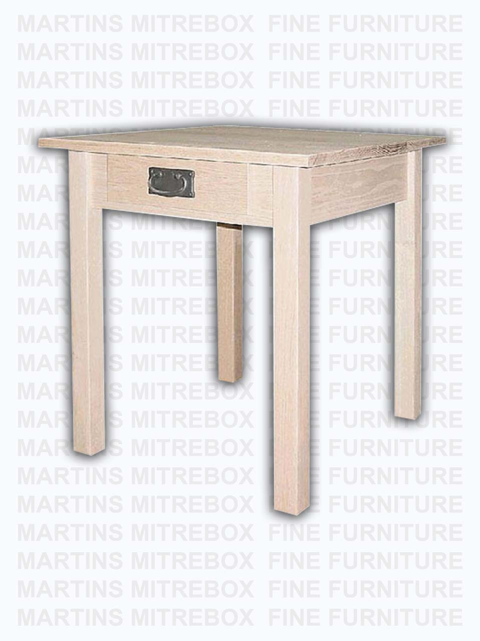 Oak Montana End Table With 1 Drawer 24'' Deep x 22'' Wide x 23 11/16'' High