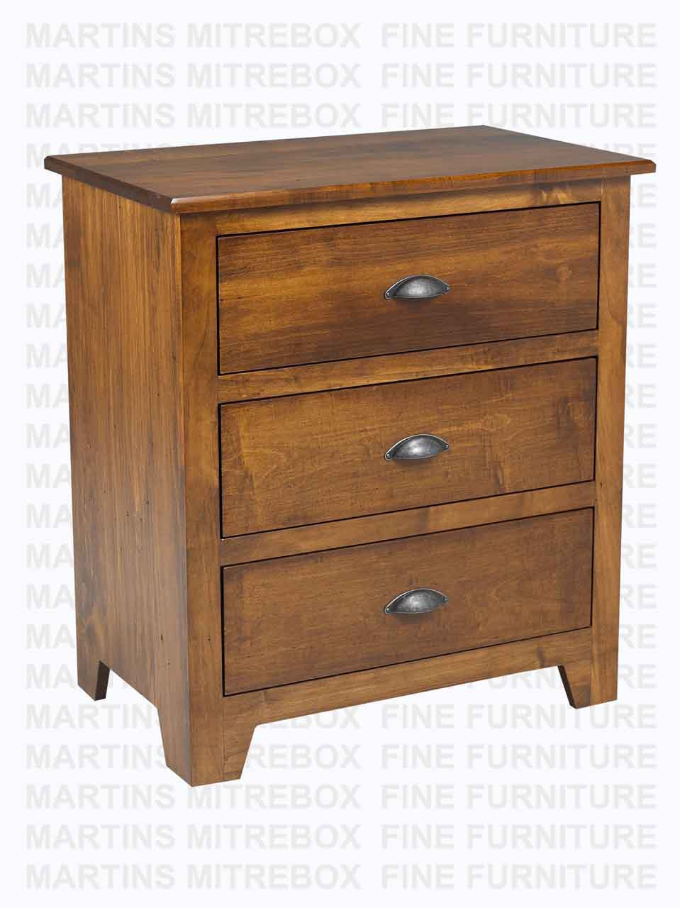 Pine Lakeview Chest 3 Drawers 18''D x 30''W x 34''H