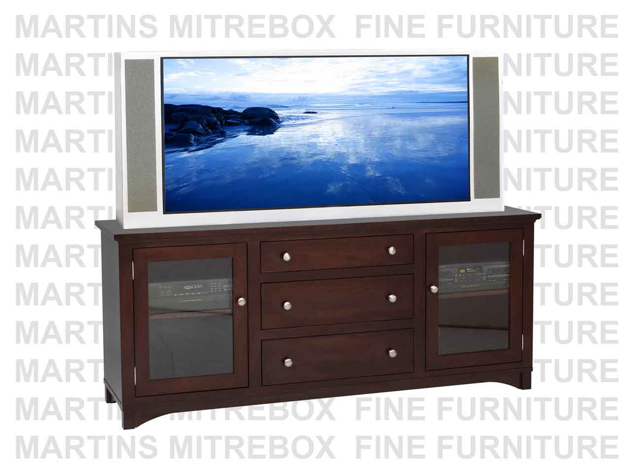 Wormy Maple Montana (Base Only) 72'' HDTV Entertainment Unit 19''D x 72''W x 31''H