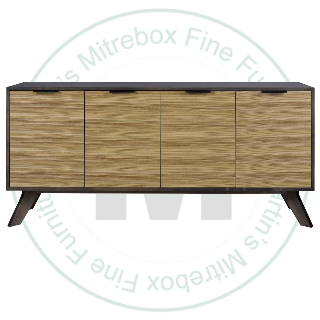 Maple Skoved Sideboard 18''D x 60''W x 37''H