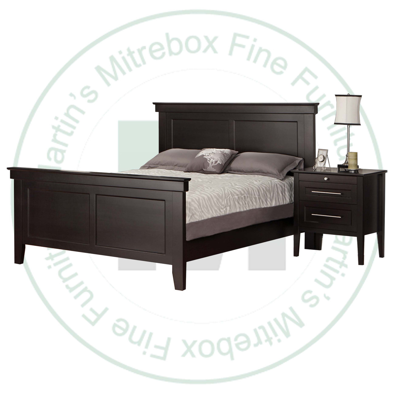 Maple Stockholm King Panel Bed