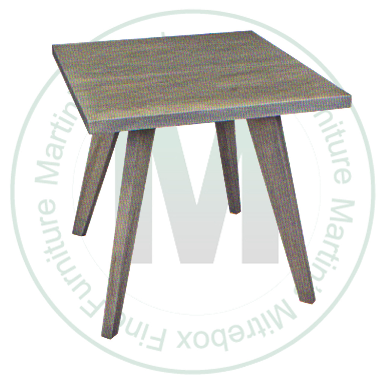 Pine Avenue End Table. End Table Dimensions 24'' Deep x 24'' Wide x 24'' High. ( Texture : Windswept. )
