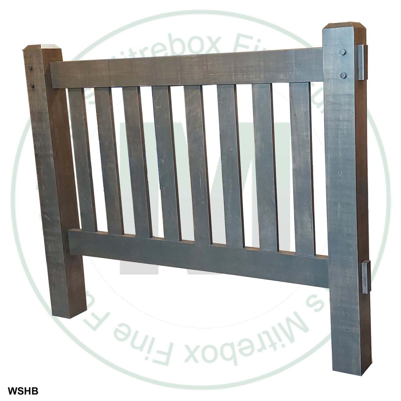 Oak King Millwright Slat Headboard