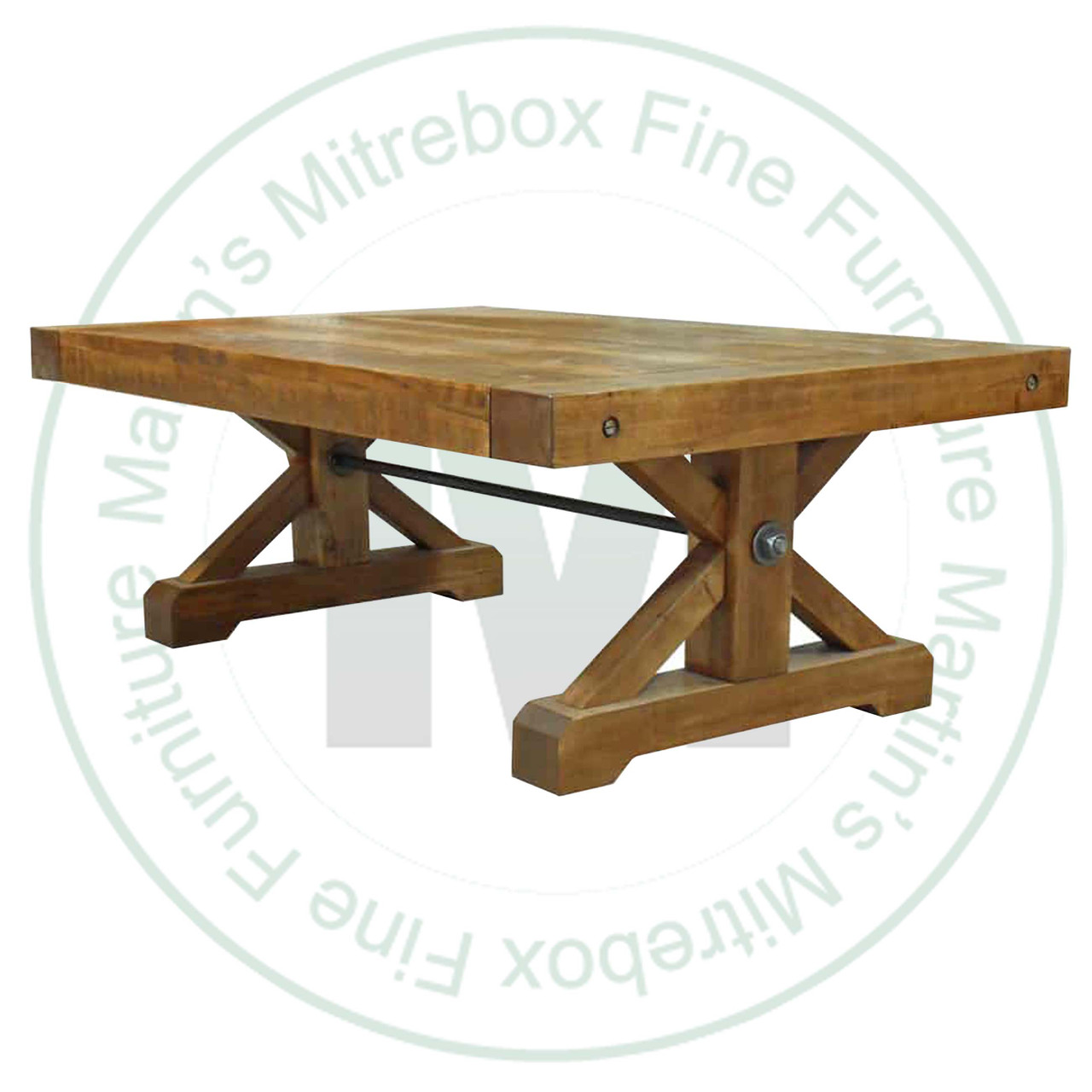 Pine Klondike Coffee Table 24''D x 48''W x 18''H