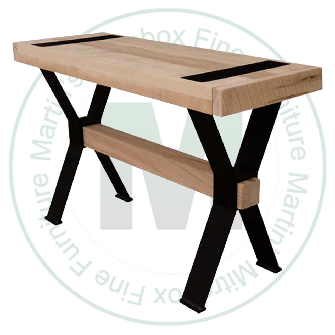 Pine Millwright Sofa Table 18''D x 48''W x 30''H