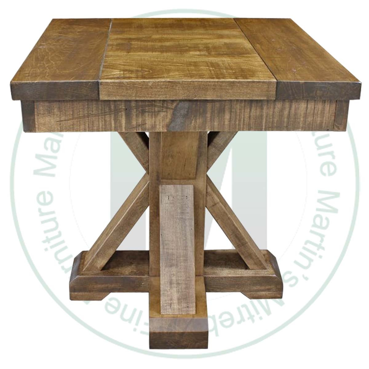 Pine Bonanza End Table. End Table Dimensions 24'' Deep x 24'' Wide x 24'' High. ( Texture : Mill sawn. )
