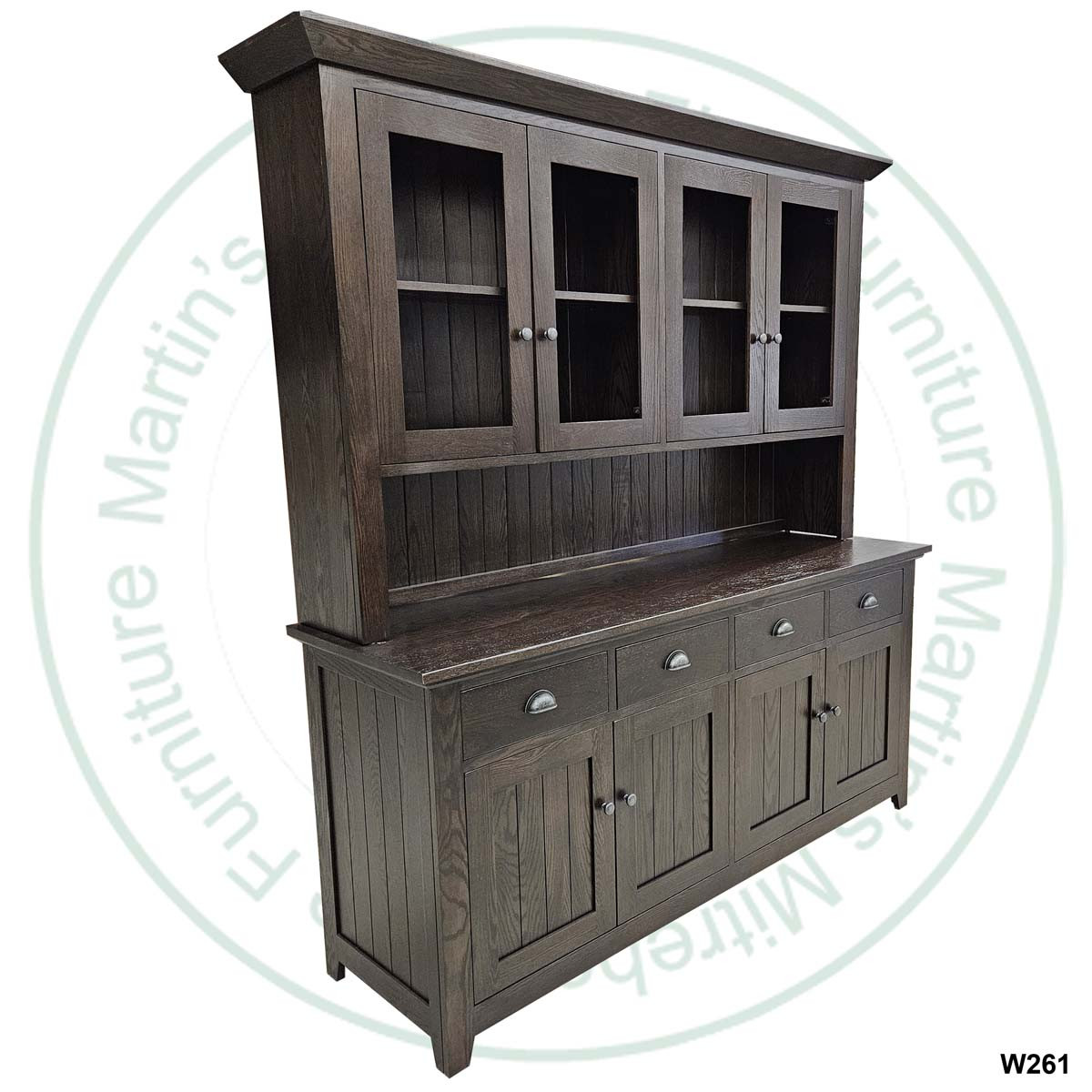 Maple Harvest Hutch And Buffet 23''D x 77''W x 84''H