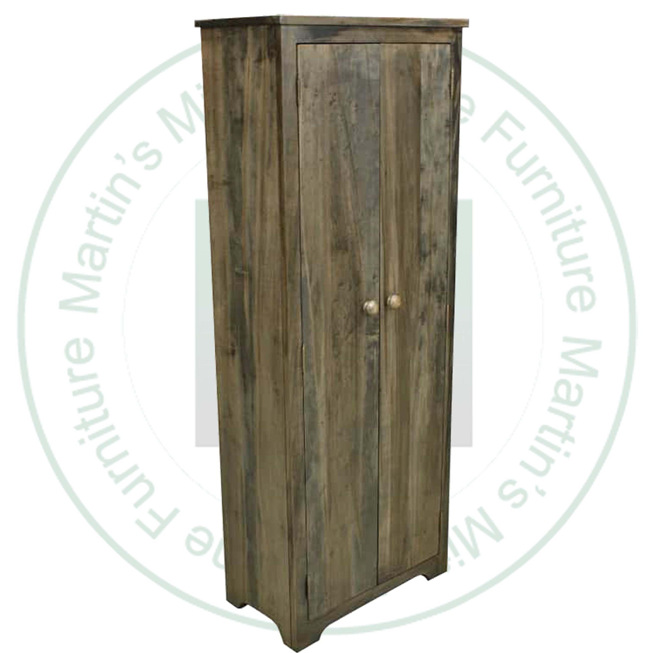Maple Nith River Jam Cupboard 12''D x 22''W x 72''H With 2 Doors