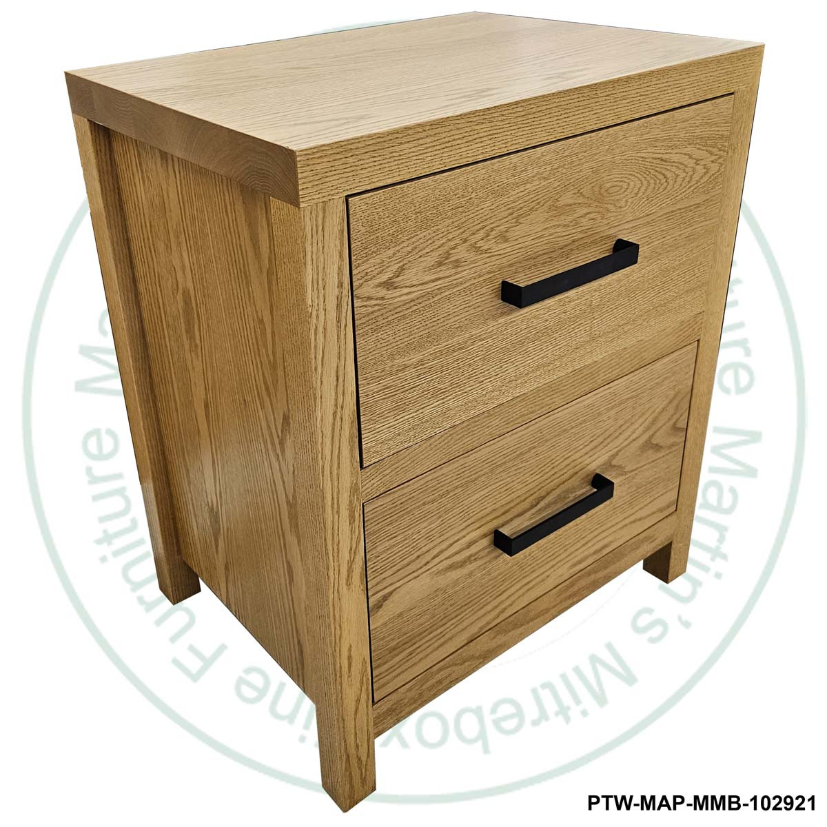 Maple Tanner 2 Drawer Night Stand