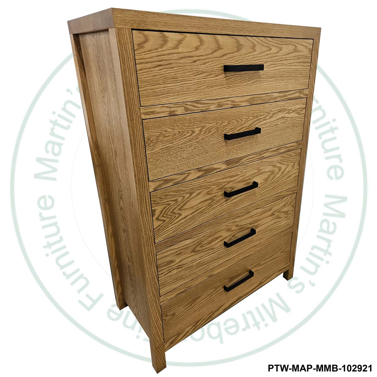 Oak Tanner 5 Drawer Chest Of Drawers