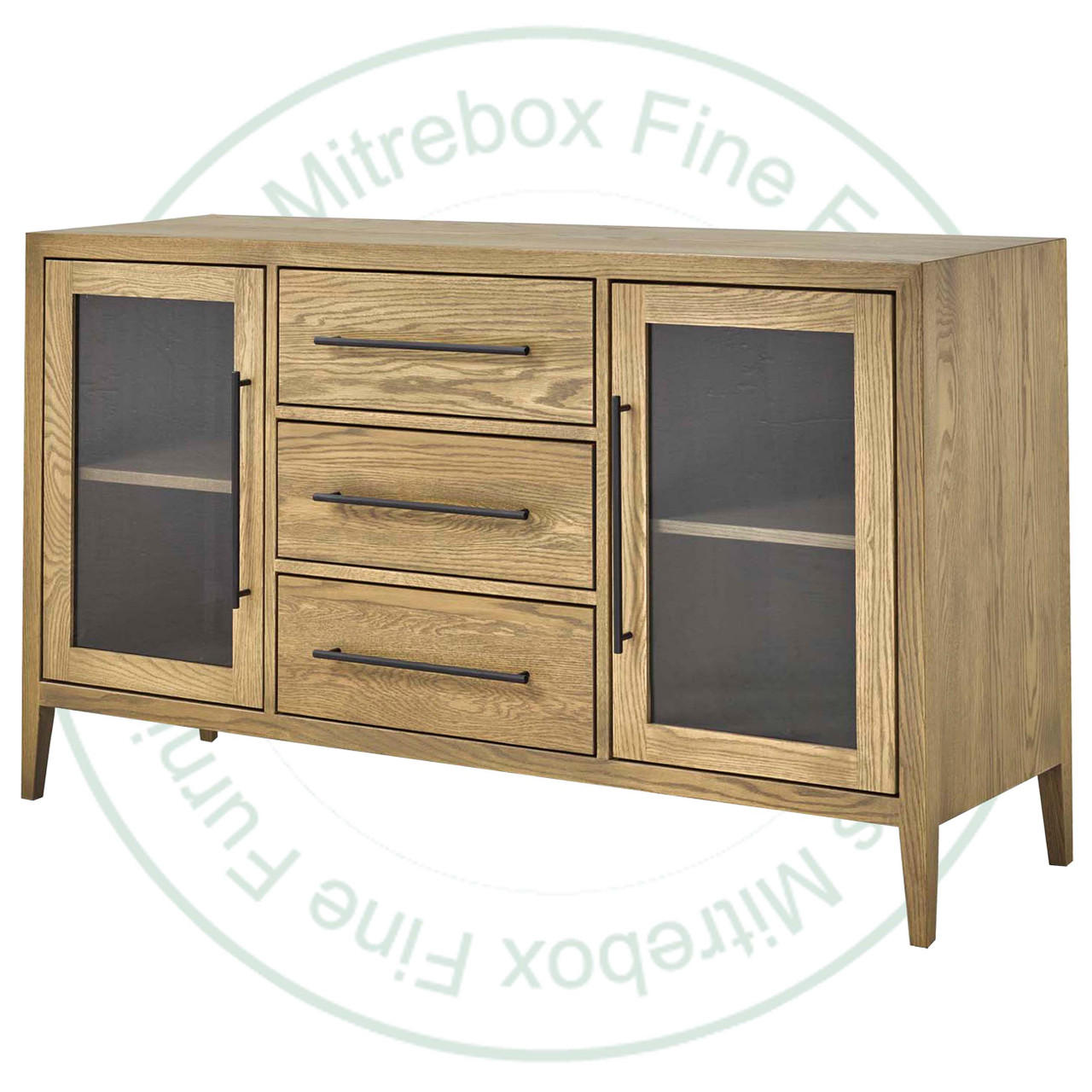 Oak Denmark Sideboard 18'' Deep x 72'' Wide x 36''H