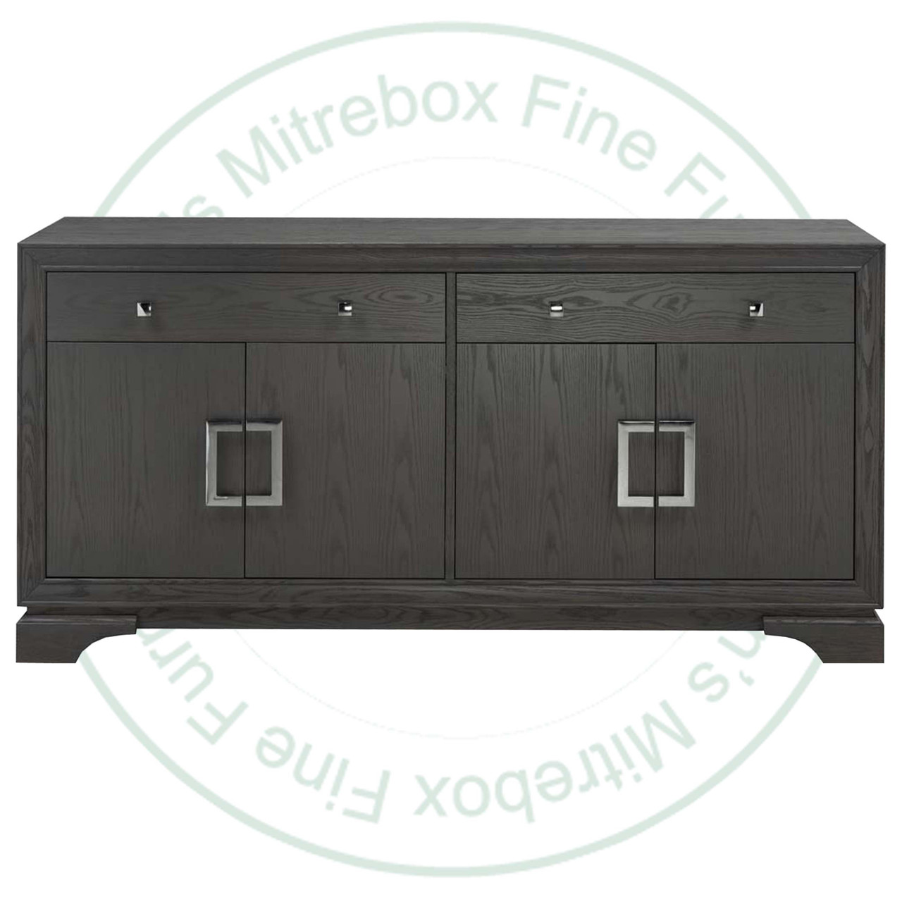 Oak Mies Sideboard 19''D x 60''W x 36''H