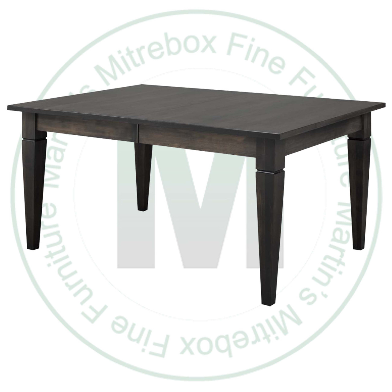 Maple Reesor Extension Harvest Table 48''D x 60''W x 30''H With 2 - 12'' Leaves Table Has 1'' Thick Top