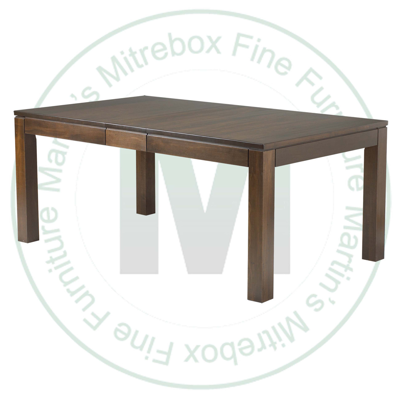 Wormy Maple Williamsburg Solid Top Harvest Table 48''D x 60''W x 30''H And 2 - 16'' End Leaves