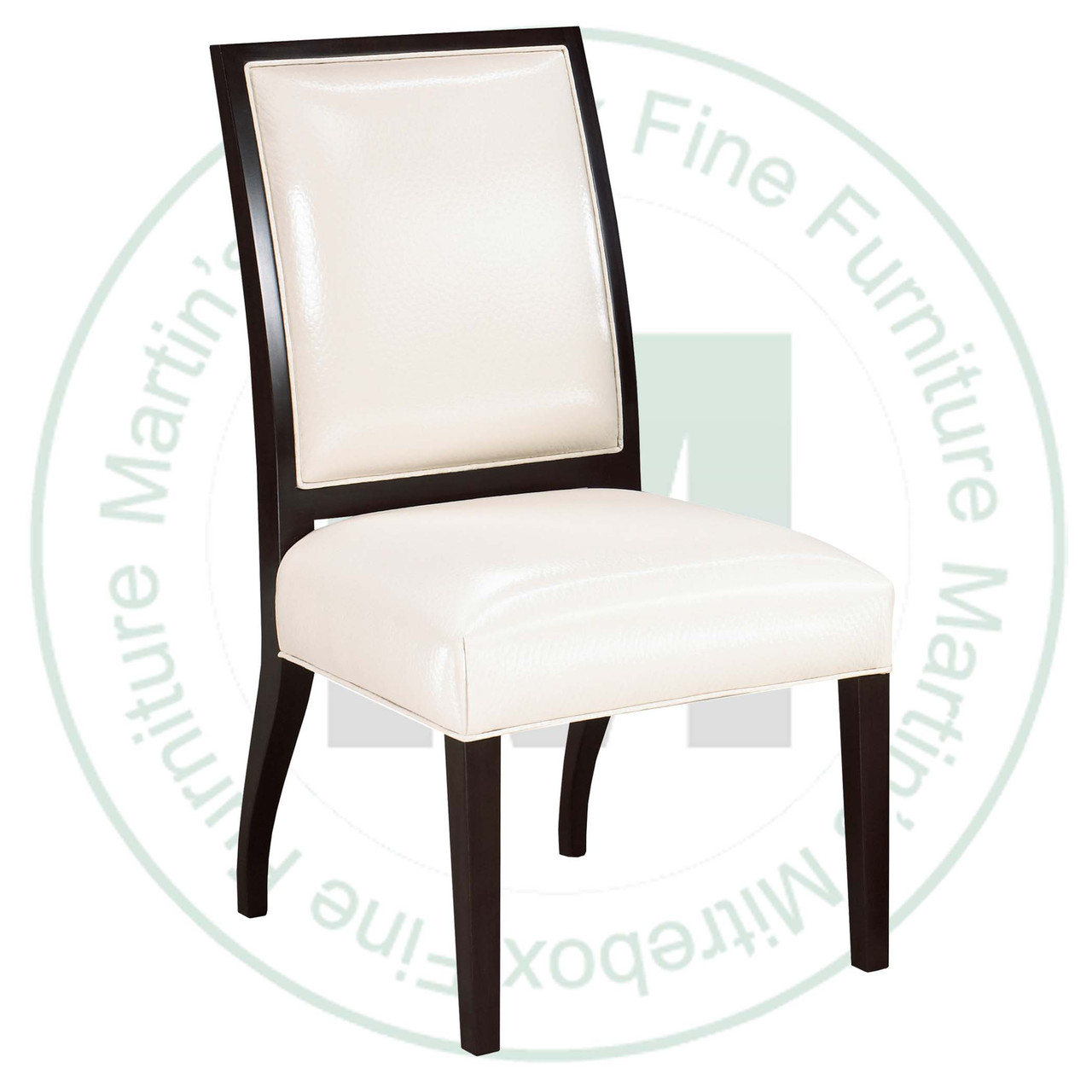 Maple Tasman Side Chair With Fabric Seat