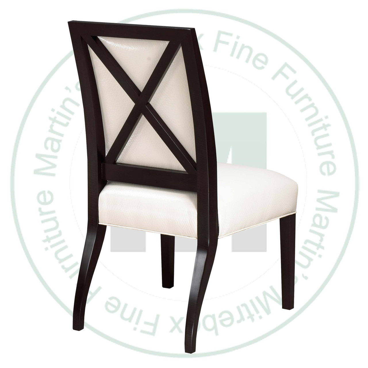 Maple Tasman Side Chair With Fabric Seat