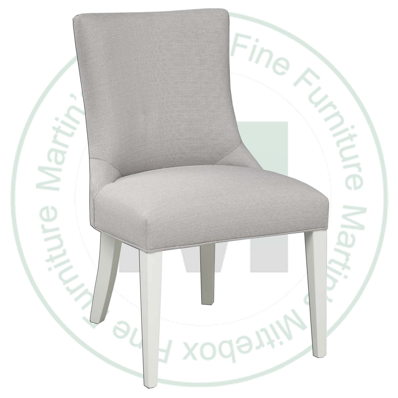 Maple Kolding Side Chair With Leather Seat And Back
