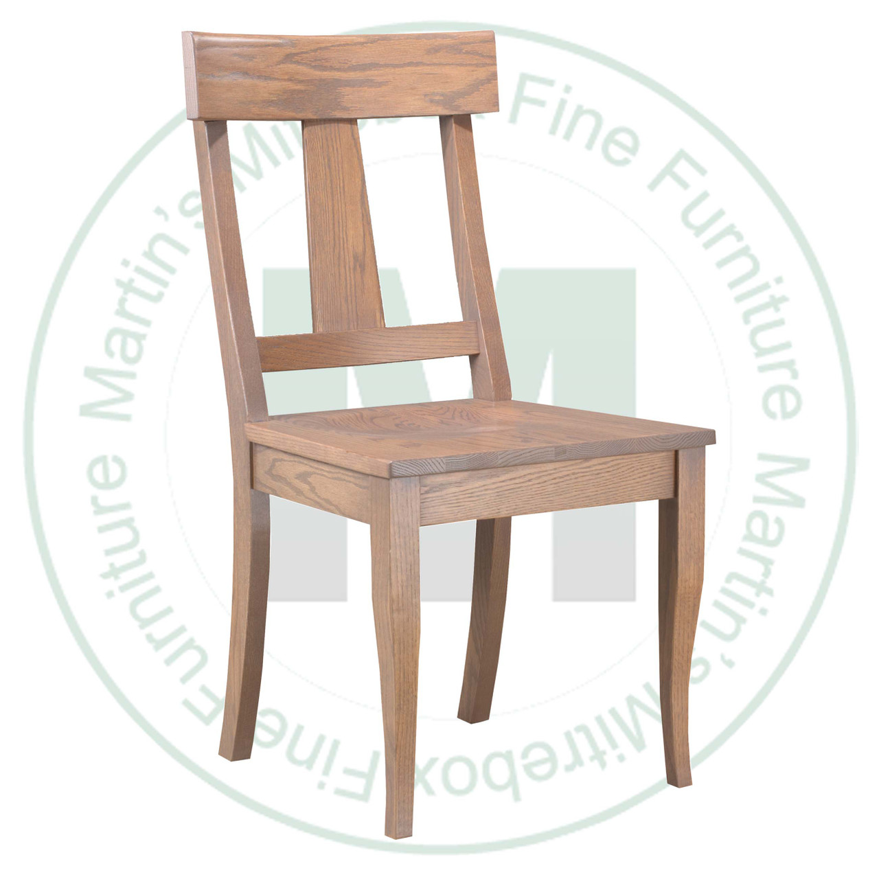 Maple Morrow Side Chair With Wood Seat