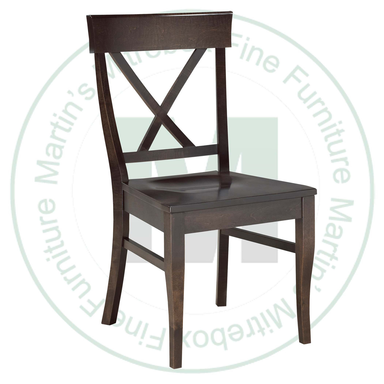 Maple Opera Side Chair With Wood Seat