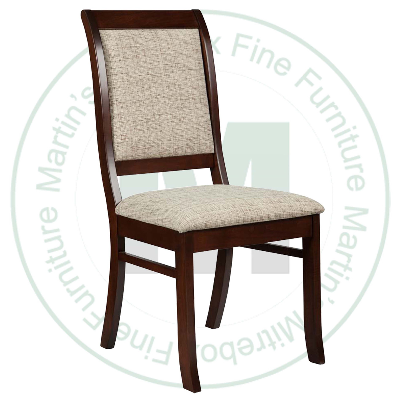 Maple Elizabeth Side Chair With Fabric Seat And Back
