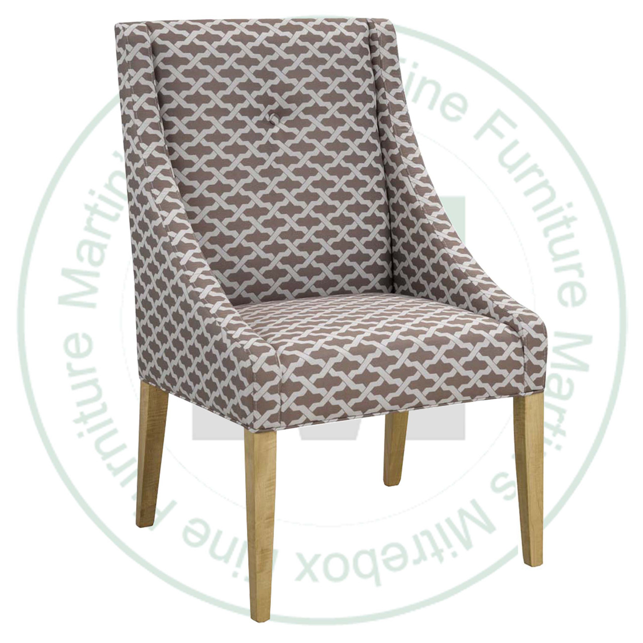 Oak Fairmont Side Chair With Fabric Seat