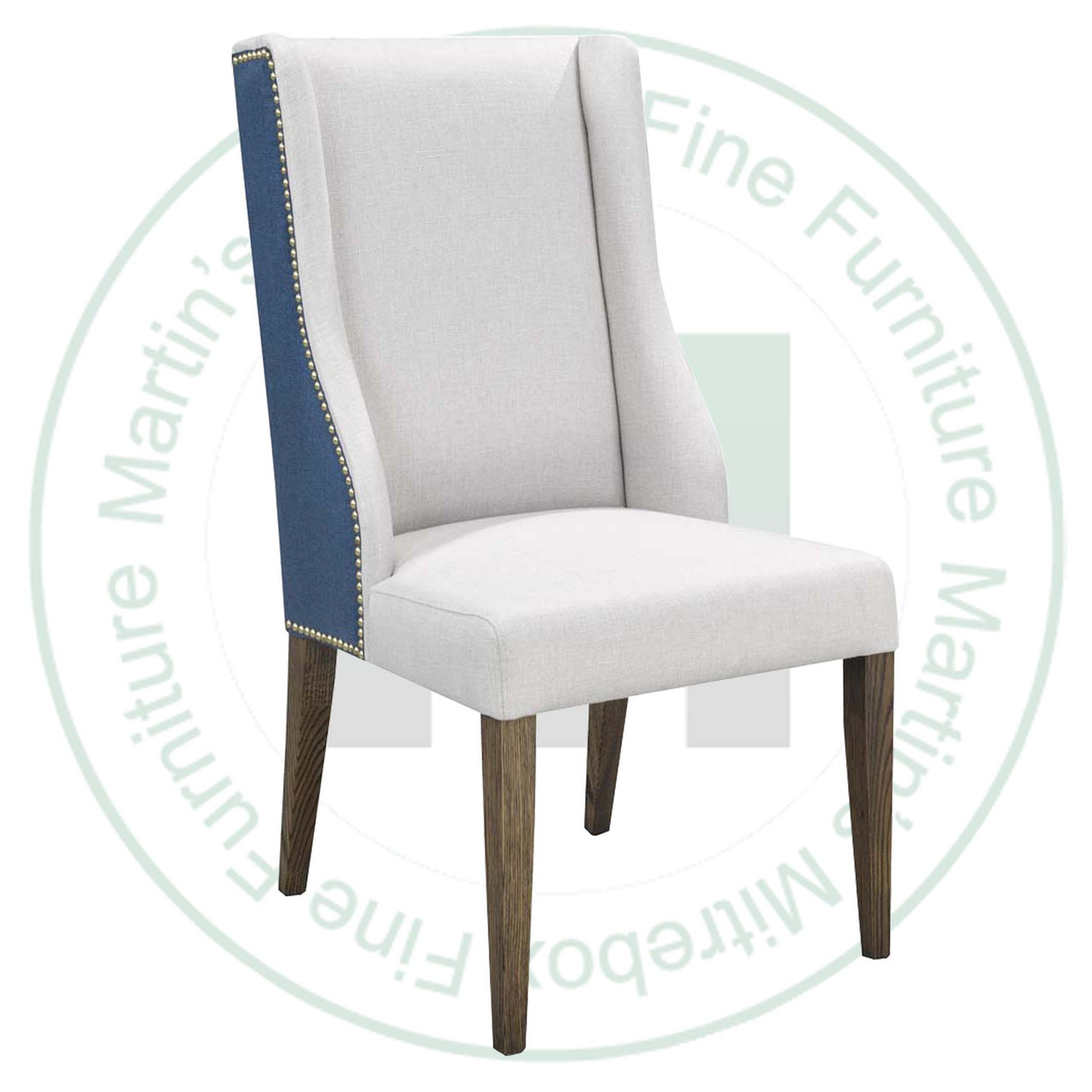 Oak Nemo Side Chair With Fabric Seat