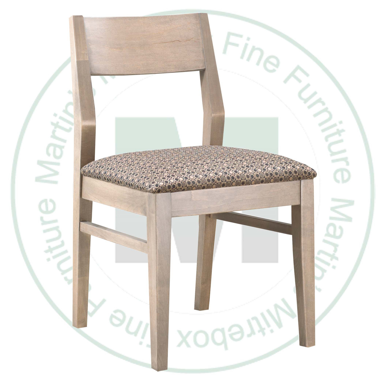 Oak Stanford Side Chair With Fabric Seat