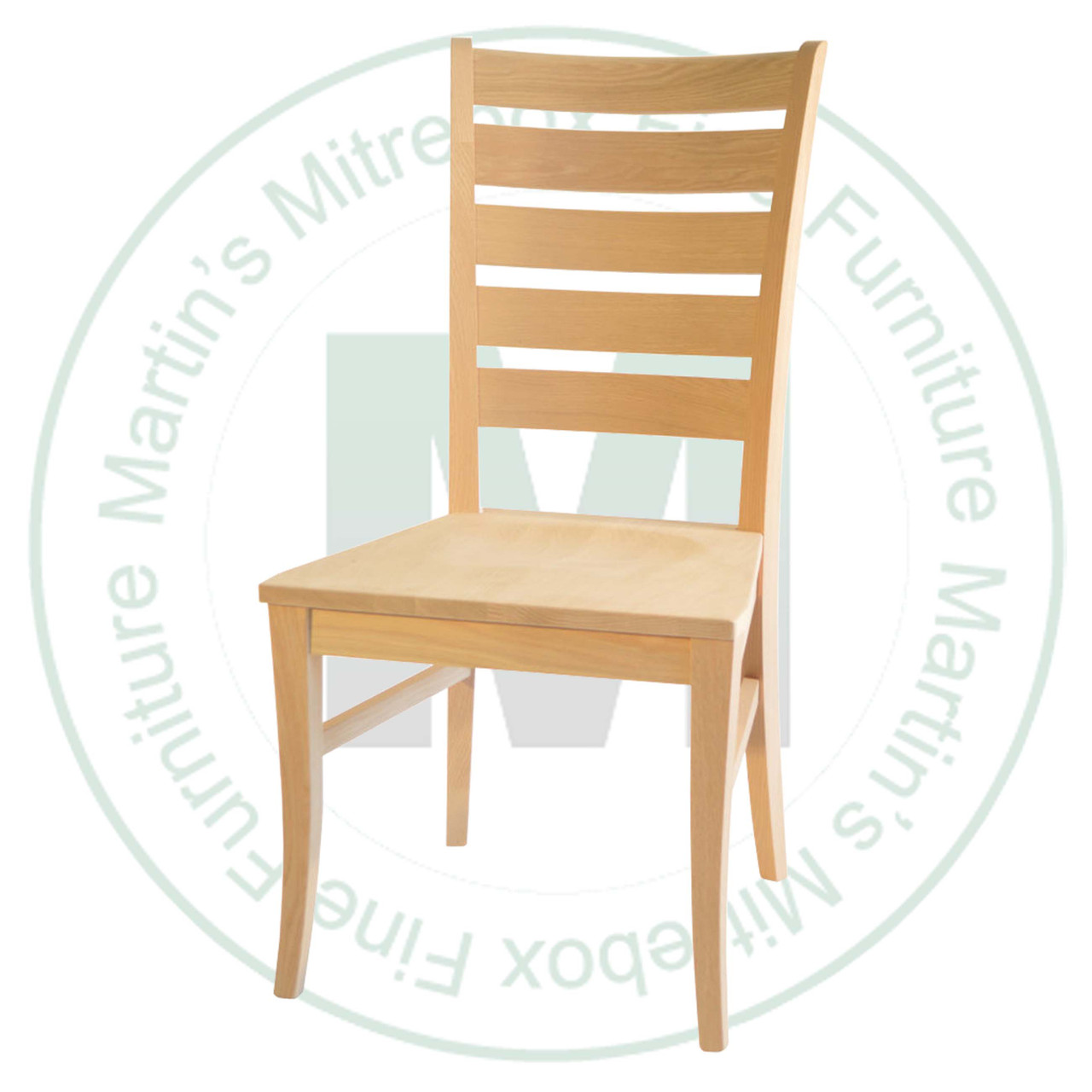 Oak Sienna Side Chair With Wood Seat