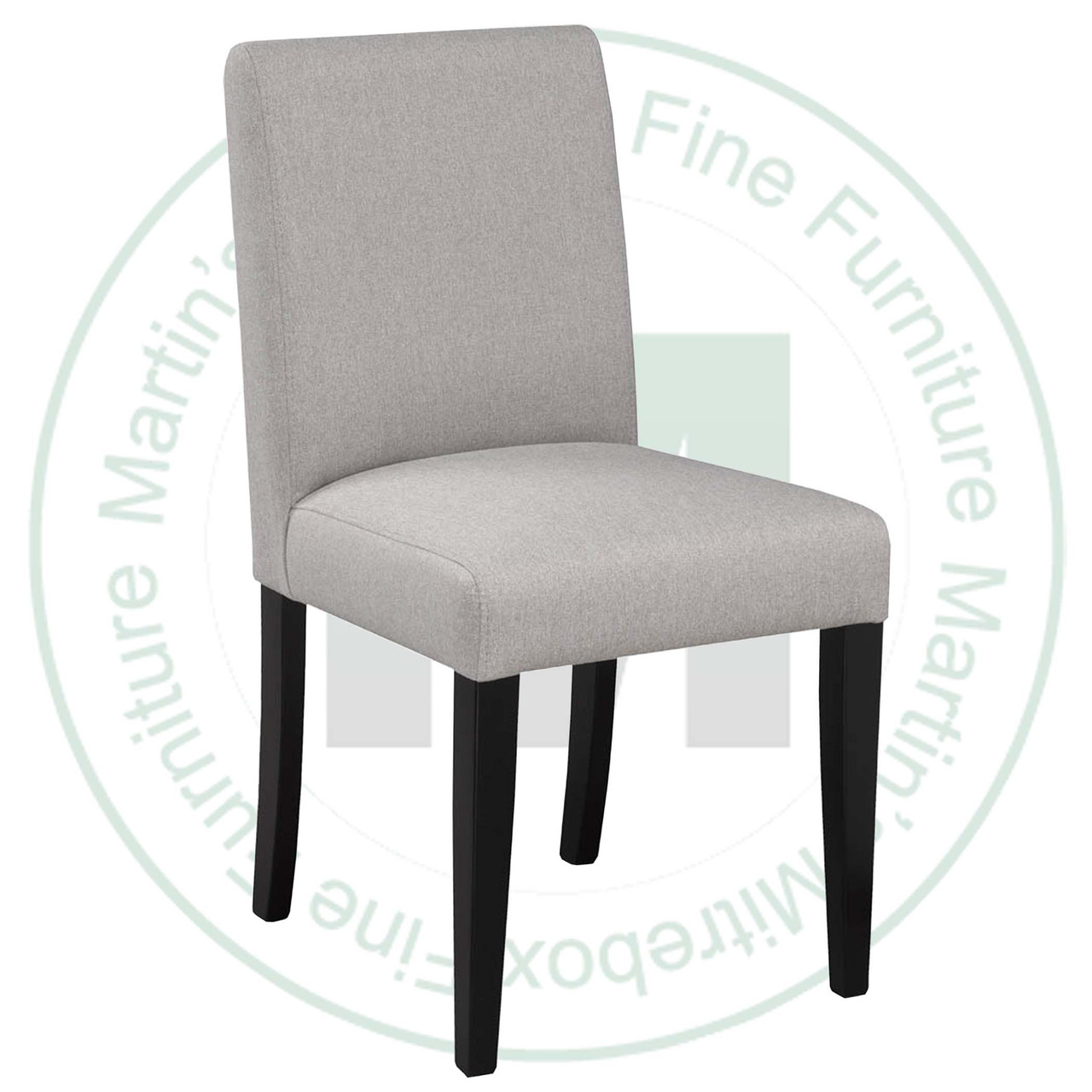 Oak Pori Side Chair With Leather Seat