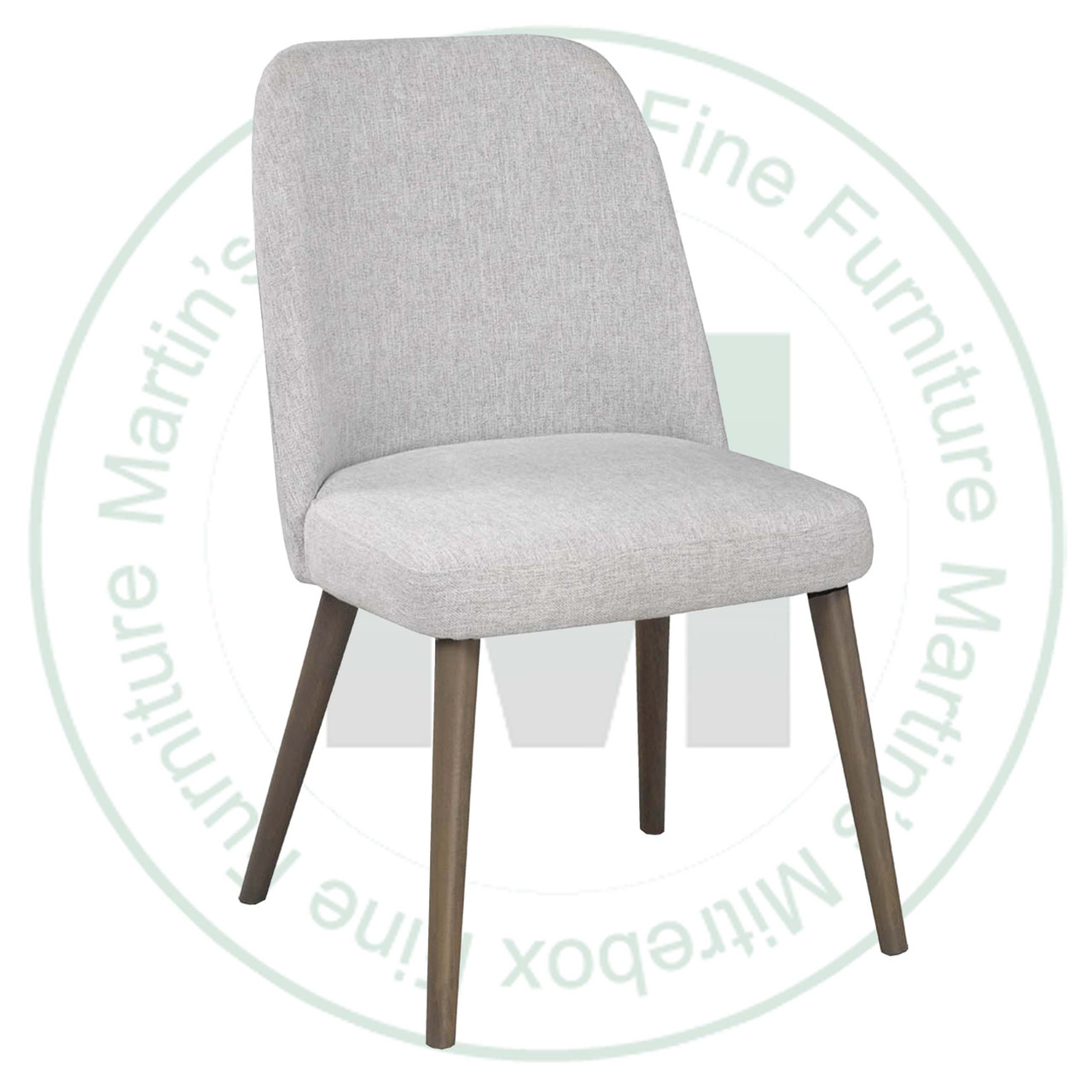 Wormy Maple Eskola Side Chair With Fabric Seat