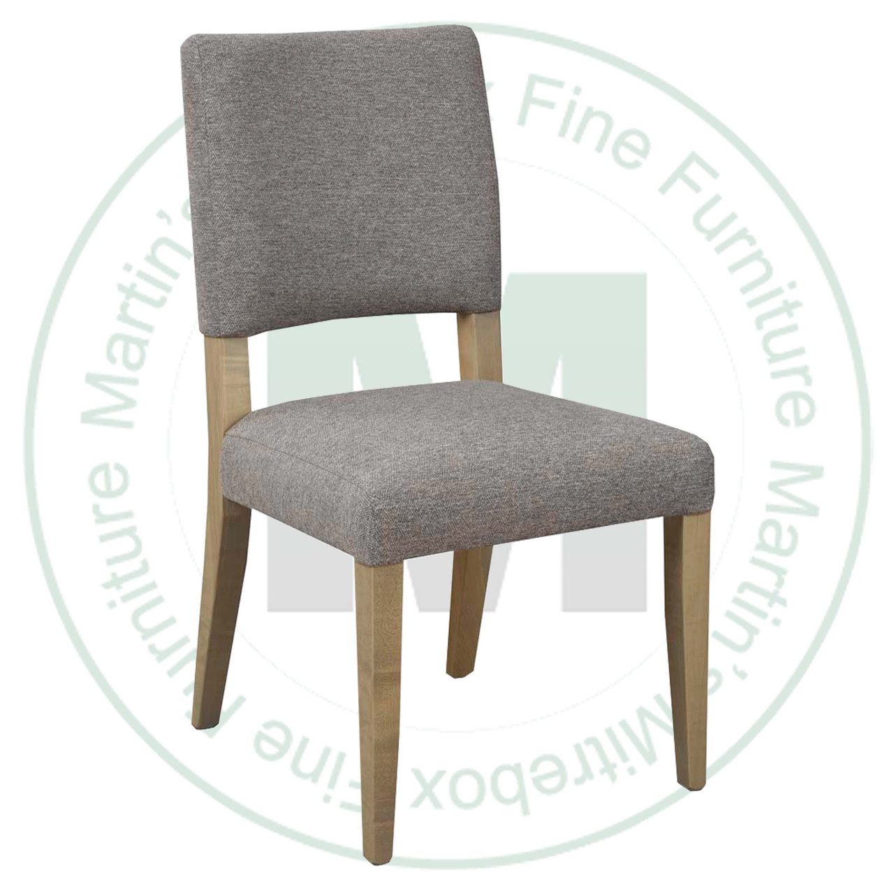 Oak Tampa Side Chair With Fabric Seat