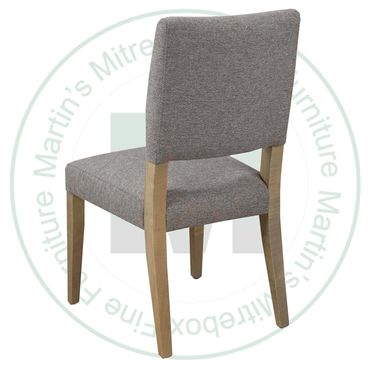 Oak Tampa Side Chair With Fabric Seat