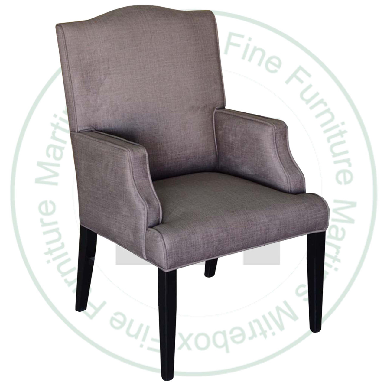 Oak Nith Arm Chair With Fabric Seat