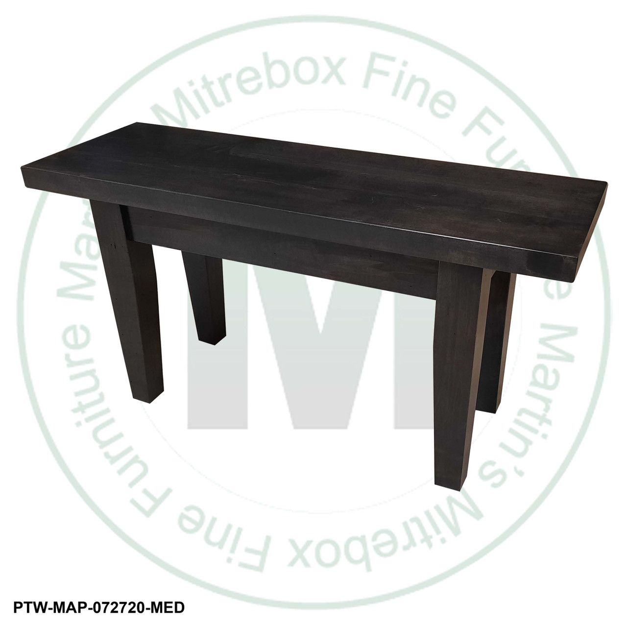 Pine Algonquin Bench 12''D x 72''W x 18''H