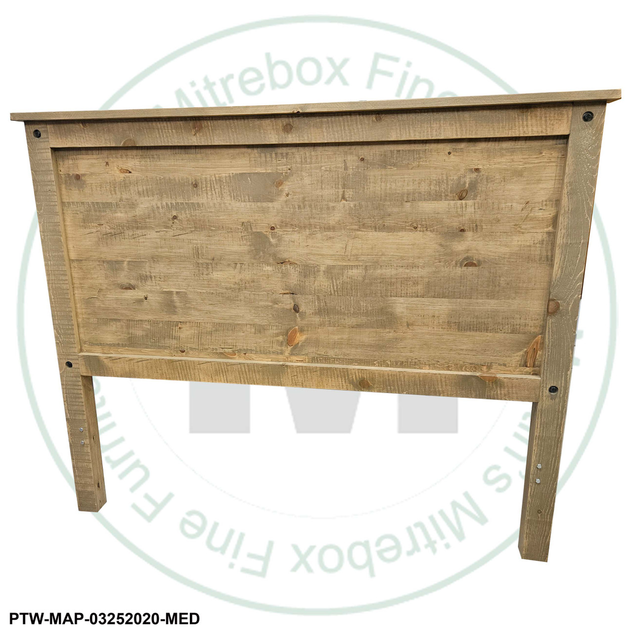 Wormy Maple Adirondack King Headboard