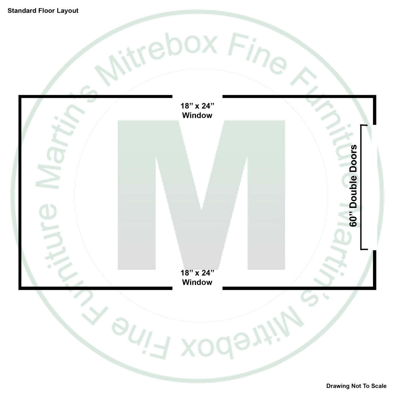 Big Barn Shed Standard Layout - Can be customized
