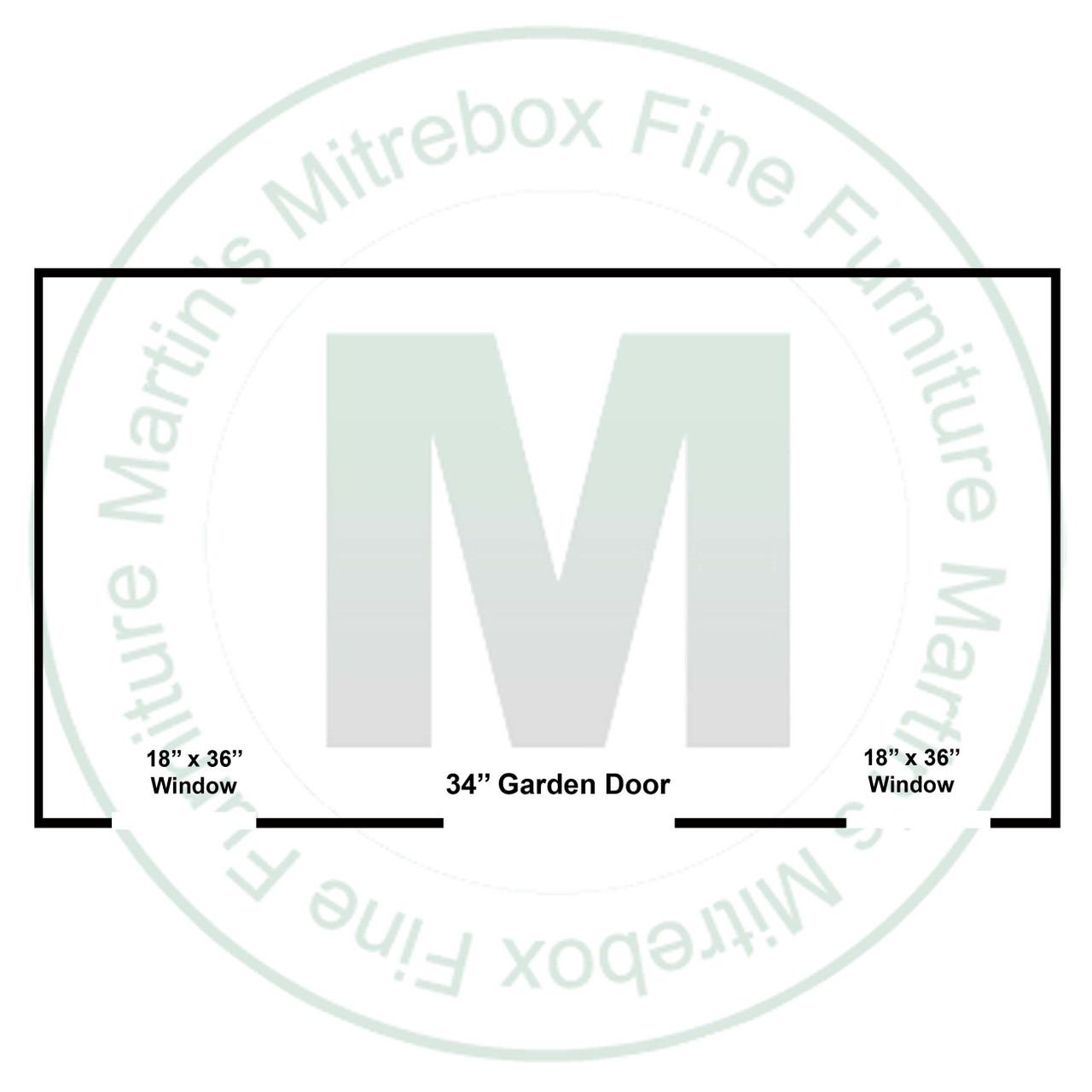 English Cottage Garden Shed Standard Layout - Can be customized