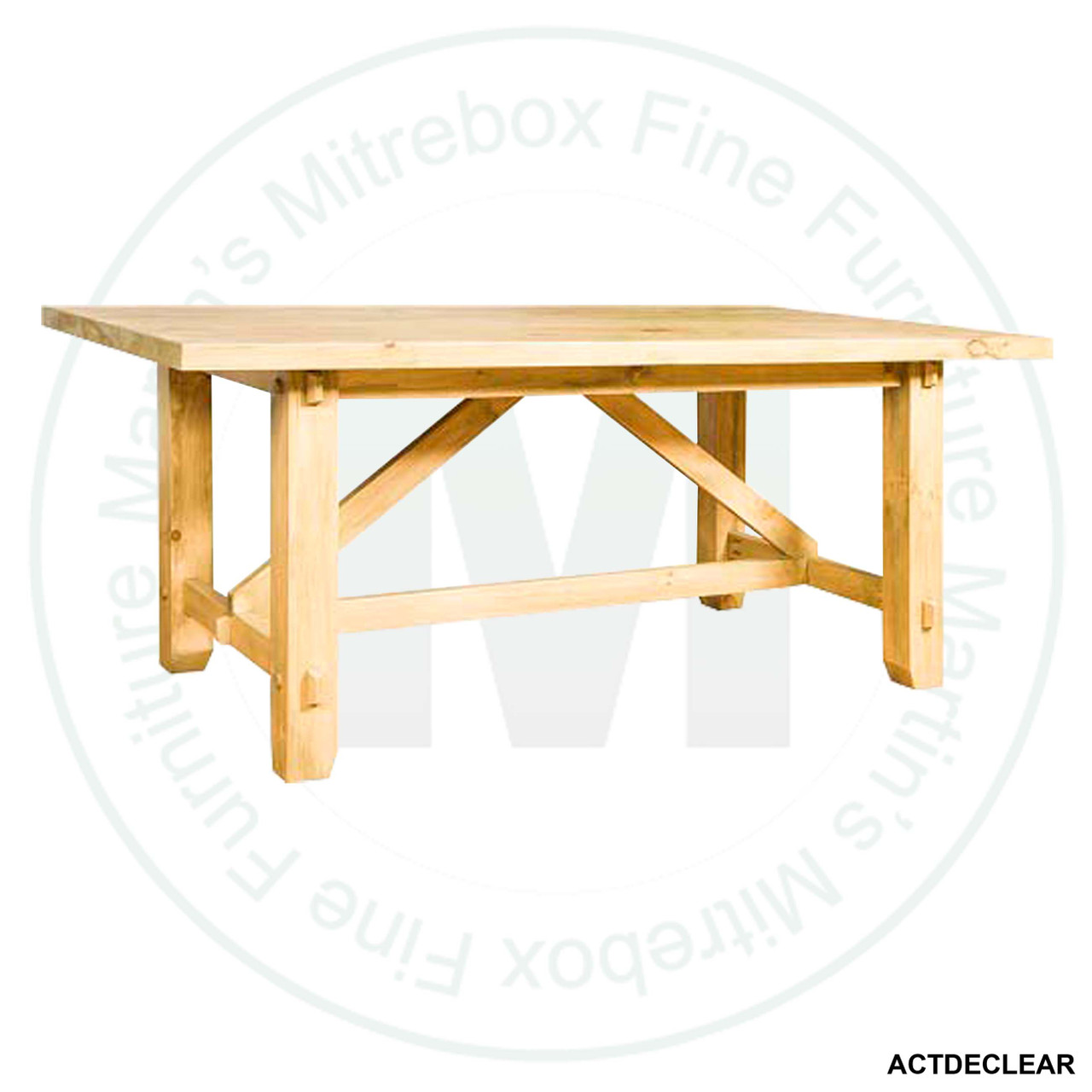 Timber Harvest Table 38''D x 30''H x 72''W