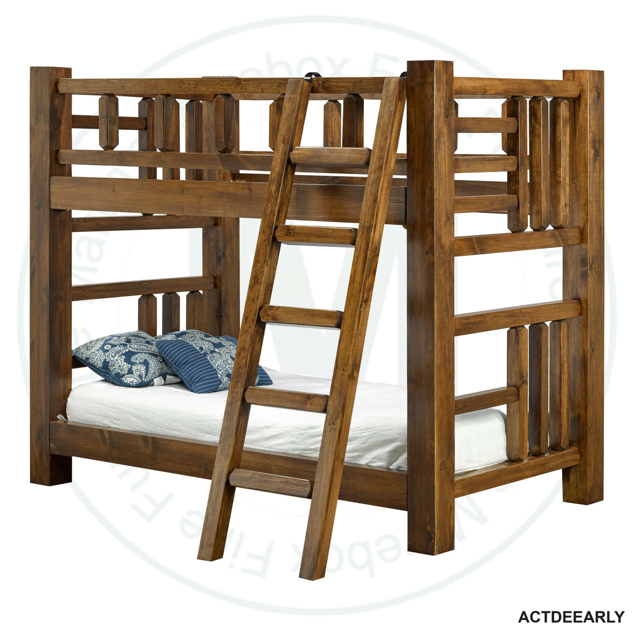 Timber Queen Over Queen Bunk Bed