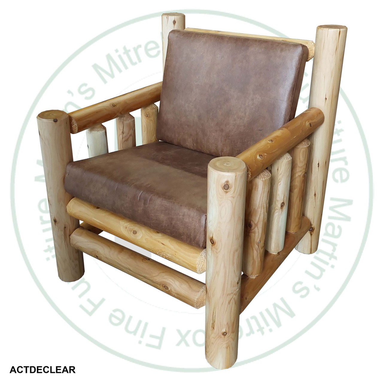 Mountain Lodge Log Chair 32''D x 36''H x 30''W