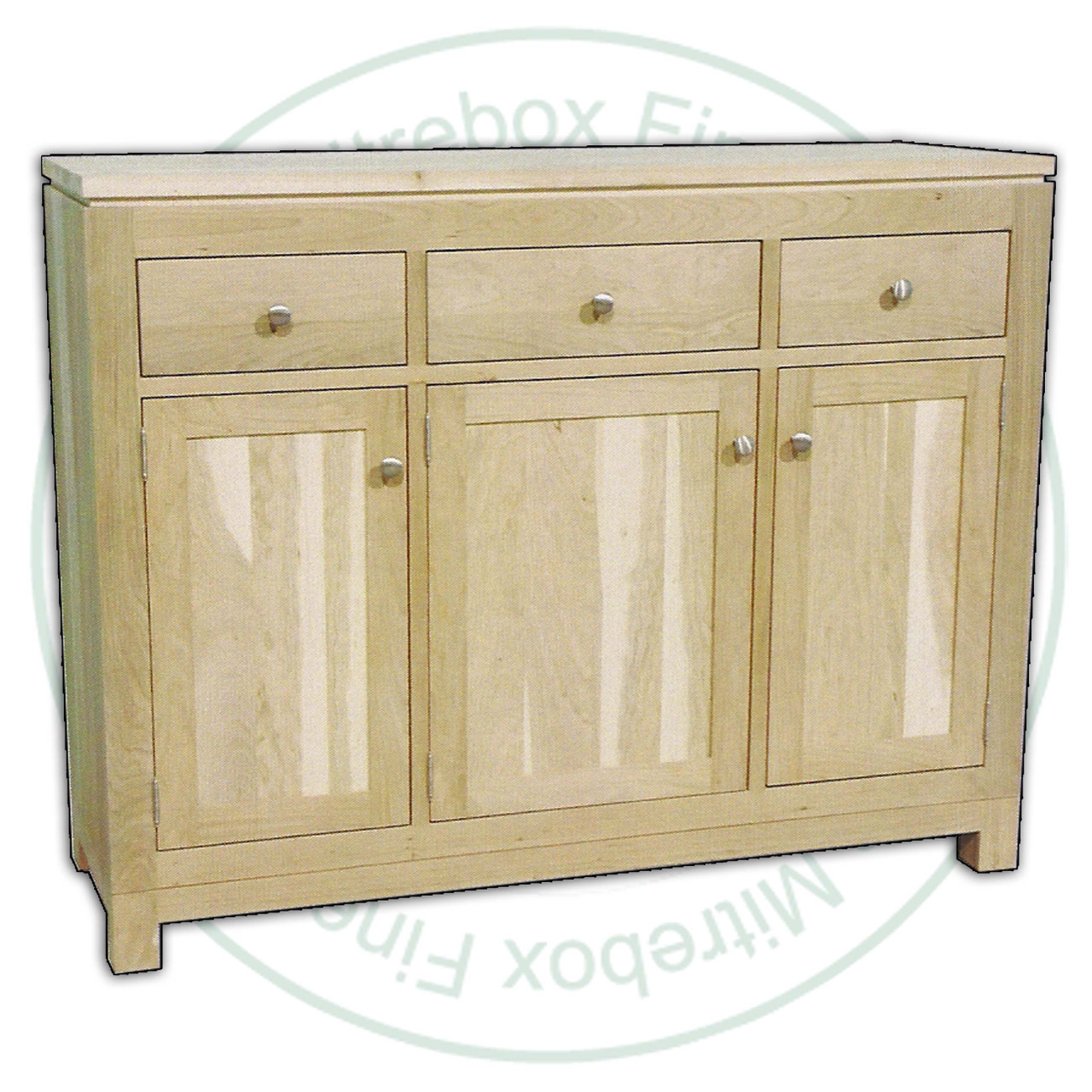 Maple Metro Sideboard 54''W x 42''H x 18''D With 3 Doors And 3 Doors