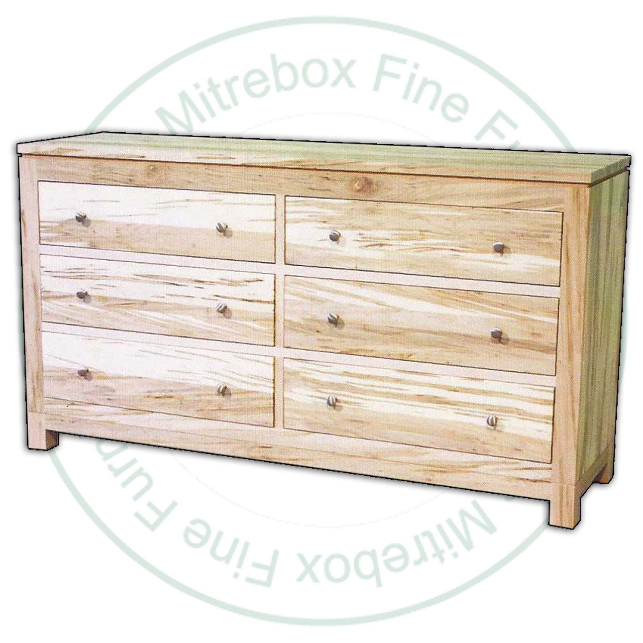 Pine Metro Dresser 66''W x 36''H x 18''D