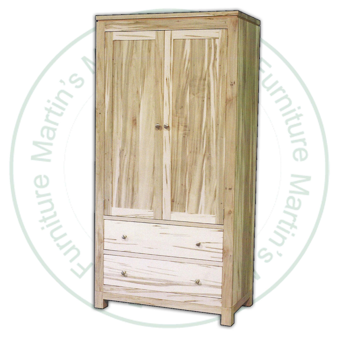 Pine Metro Armoire 37''W x 75''H x 20''D