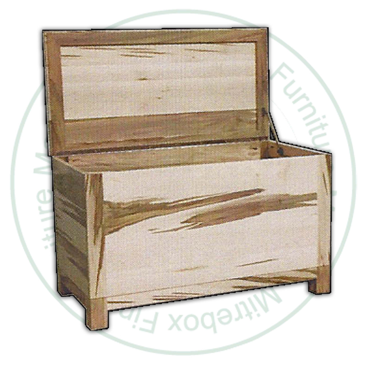 Pine Metro Blanket Box 42''W x 24''H x 20''D