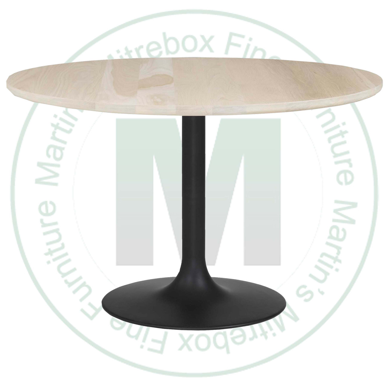 Maple Greta Single Pedestal Table 48''D x 48''W x 30''H