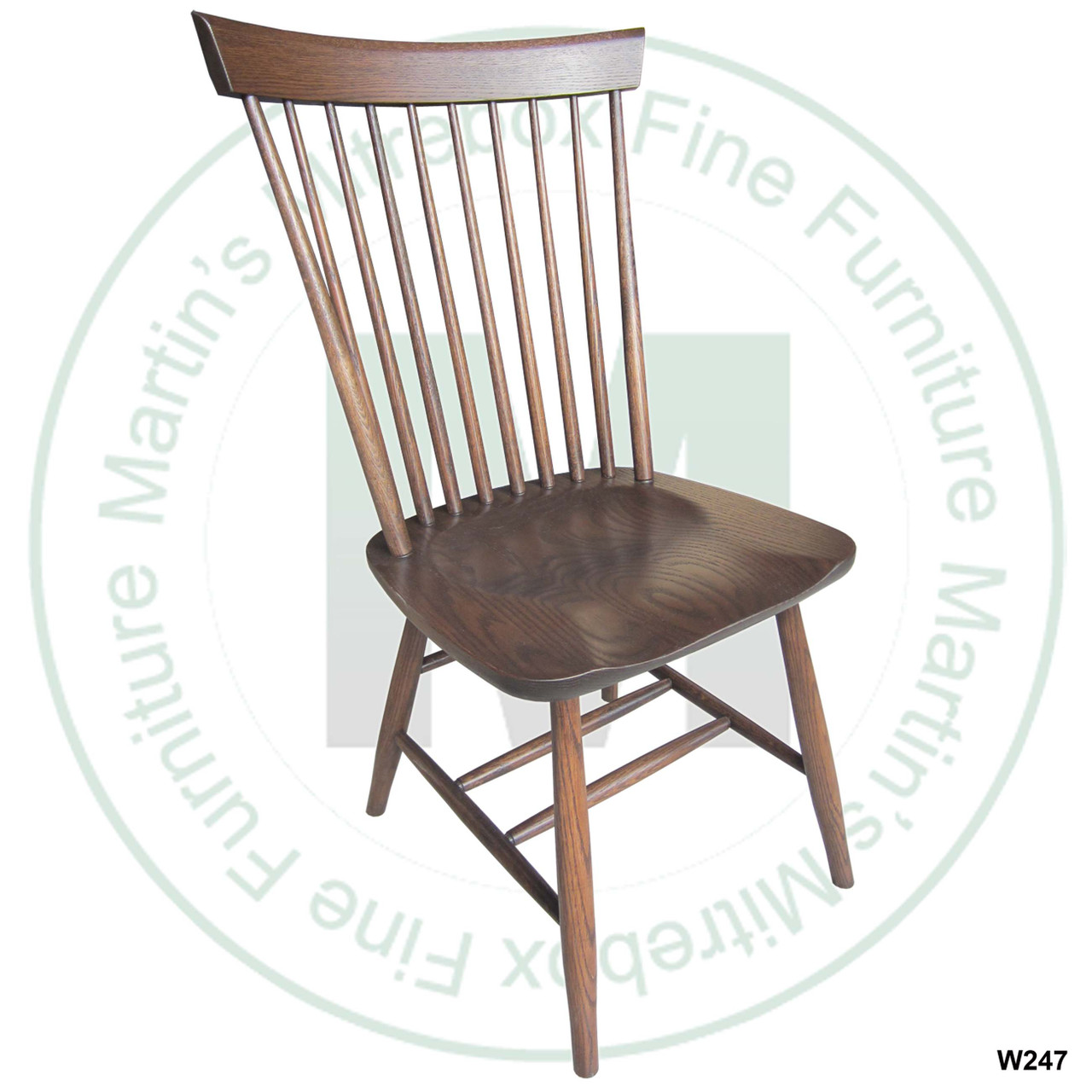Maple Shaker Side Chair With Wood Seat